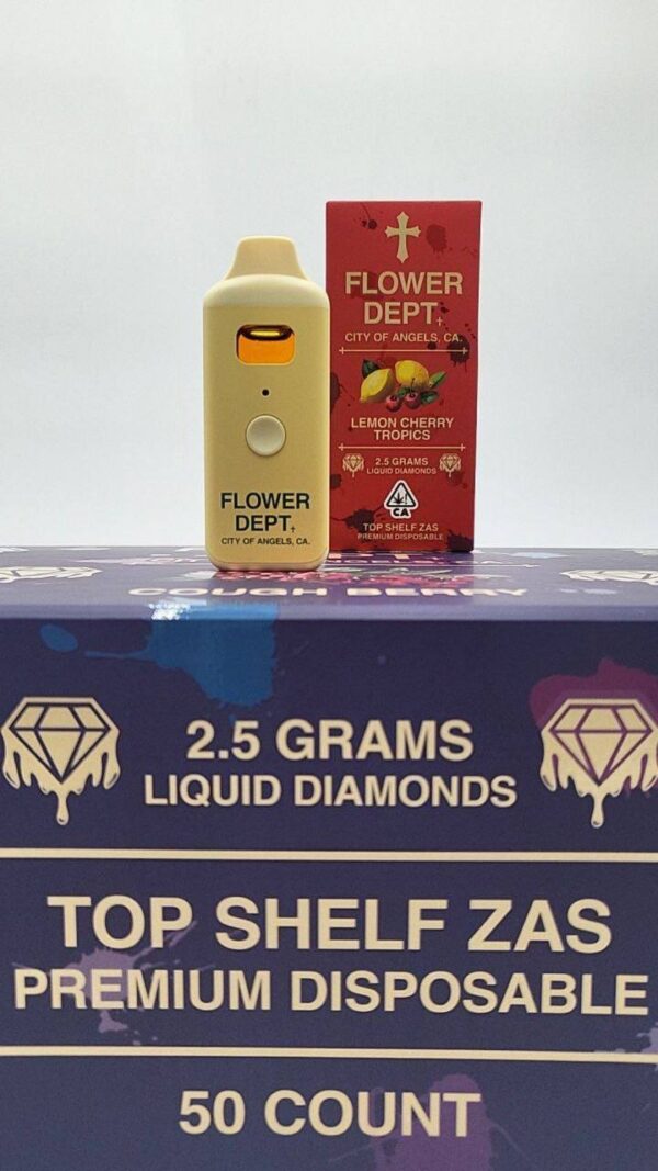 flower dept + 2.5g disposable