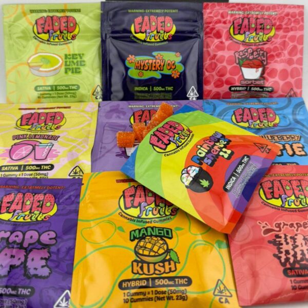 faded fruits gummies